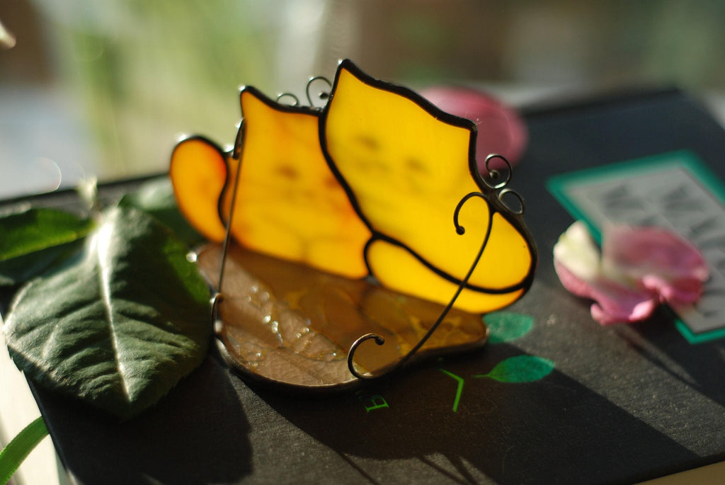 Stained glass Cat Candlestick Cats Animal decor Candleholder, Custom Suncatcher, Handmade Mother’s Day gift, Tiffany Glass Art